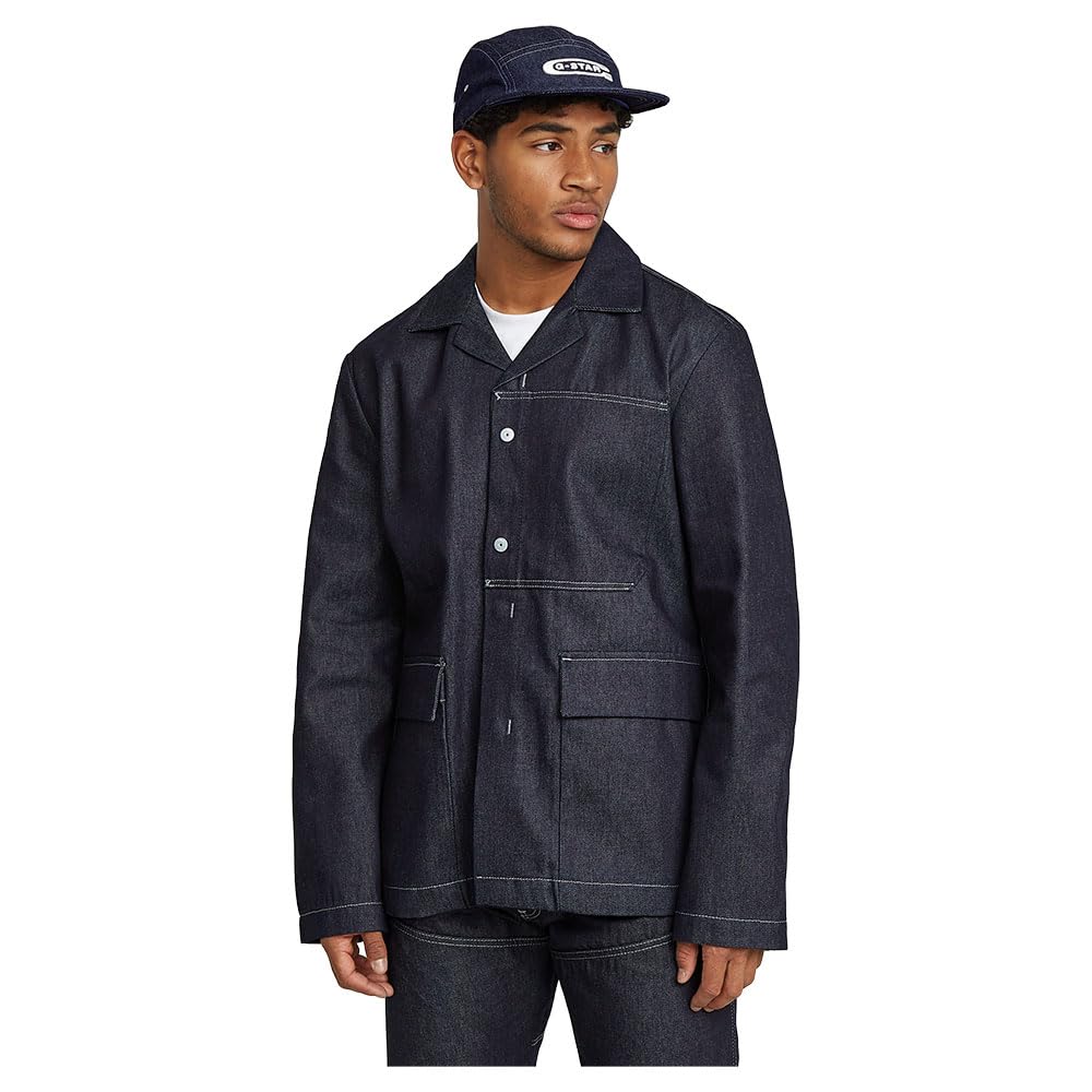 G-Star Men's Marseille Blazer, Blue (raw denim D23027-D956-001), S