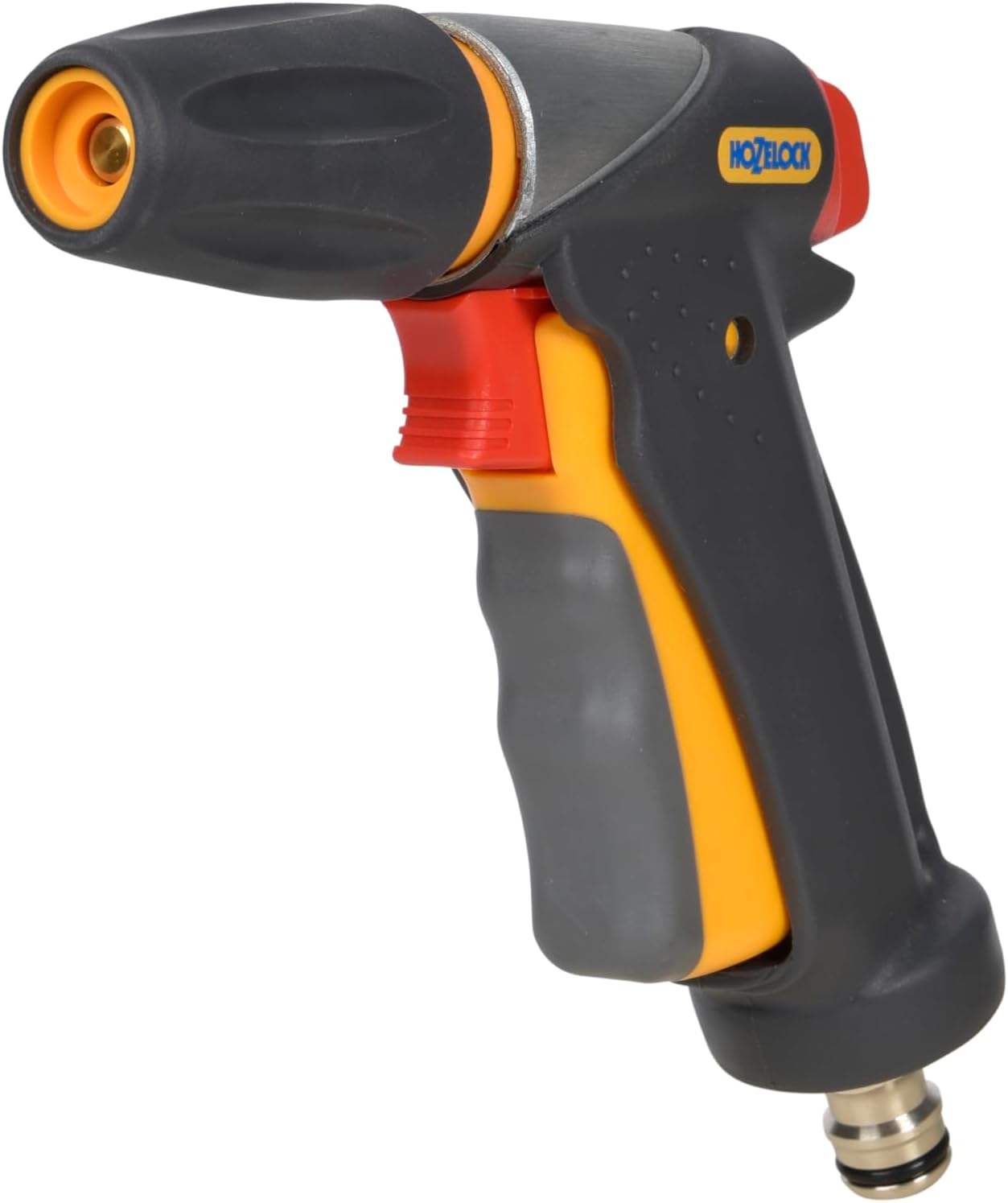 HOZELOCK - Jet Spray Gun Ultramax Pro Metal : For Maintenance, Intensive Use, Ergonomic and Extremely Robust (Metal Body), Locking Function and Flow Control: 3 Spray Patterns [2696 0000]