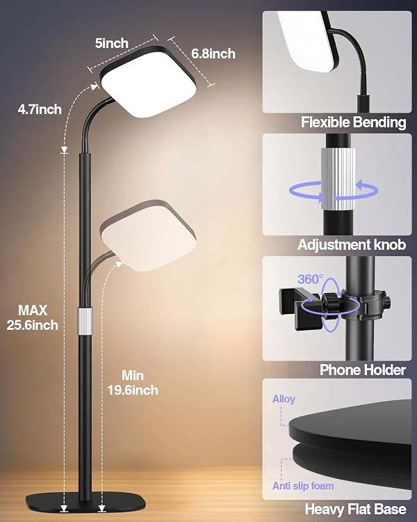 EMART Desktop Zoom Meeting Streaming Key Light with Flexible Gooseneck by EMART - Used condition - Image 6