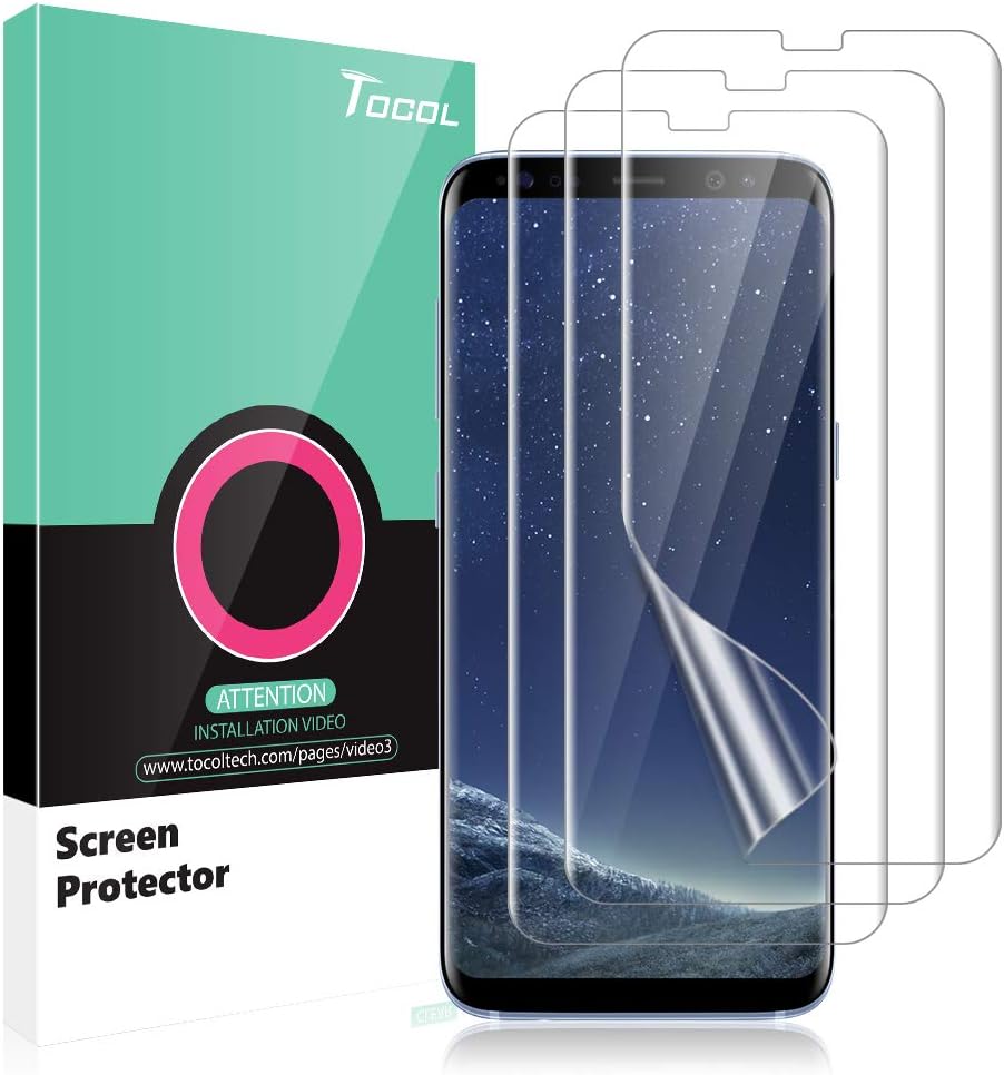 TOCOL [3 Pack for Samsung Galaxy S8 Plus Screen Protector