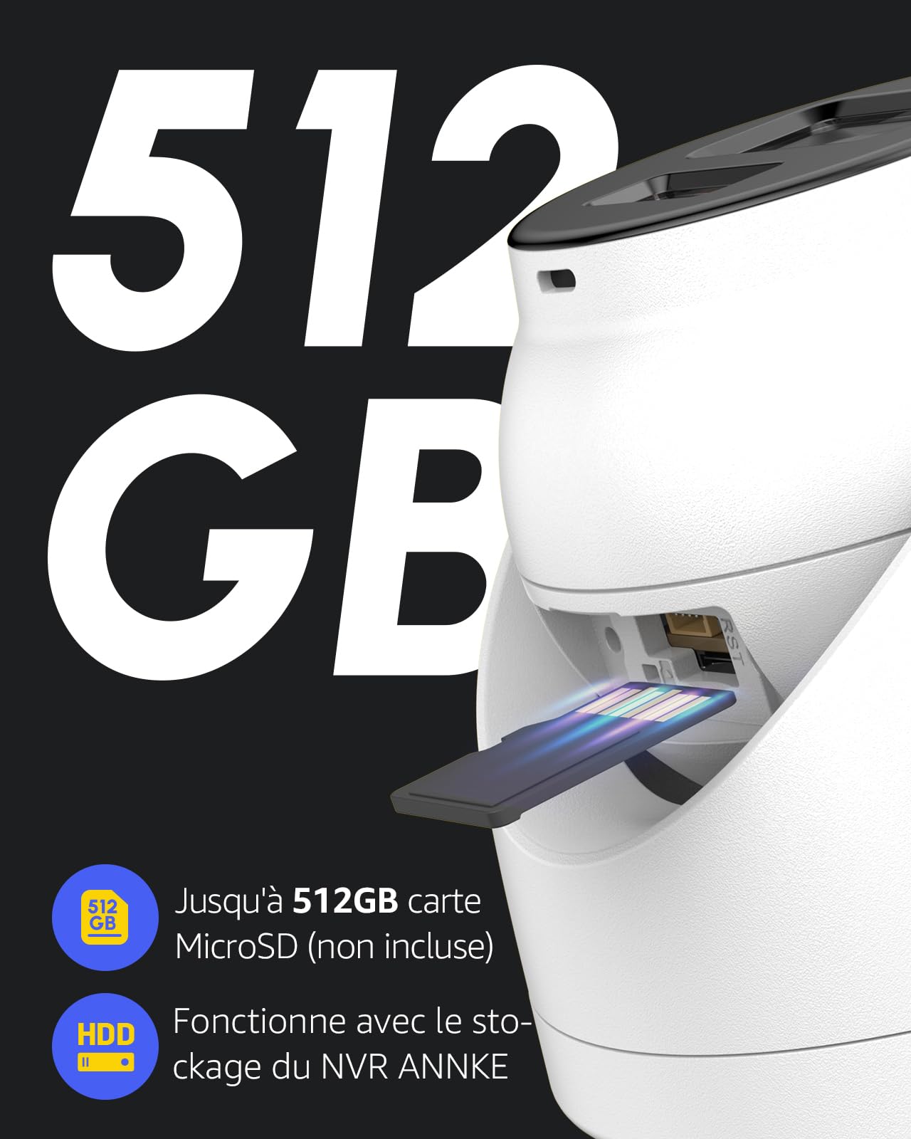 ANNKE 12 MP IP PoE kamera do monitoringu zewnętrznego, kamera zewnętrzna z funkcją rozpoznawania osób i pojazdów, kolorowe widzenie nocne 30 m, H.265+, IP67, 24/7 nadzór wideo, gniazdo na kartę SD do