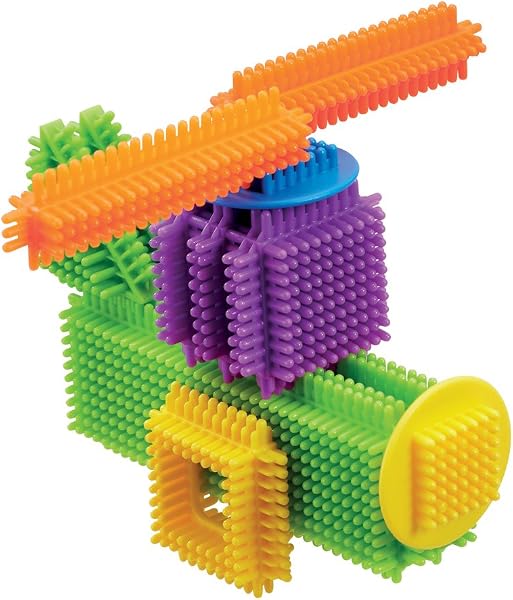 Stickle Bricks Little Builder Construction Set with 30 Pieces- Enhance Creativity and Problem-Solving Skills with Engaging and Durable STEM Toy, Suitable for Ages 18 Months+ 14 x 14 x 16 cm Little Builder - 5