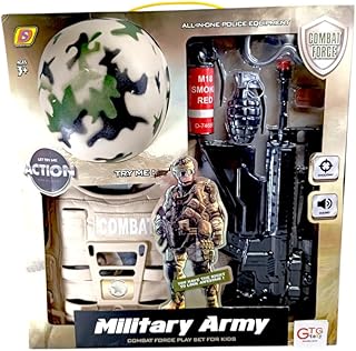 GTGOYS Military Vehicle Toy Set with Sound Effects