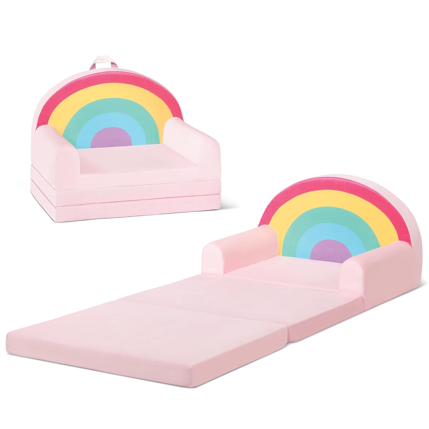 Delta Children Rainbow Flipout Figural Chair