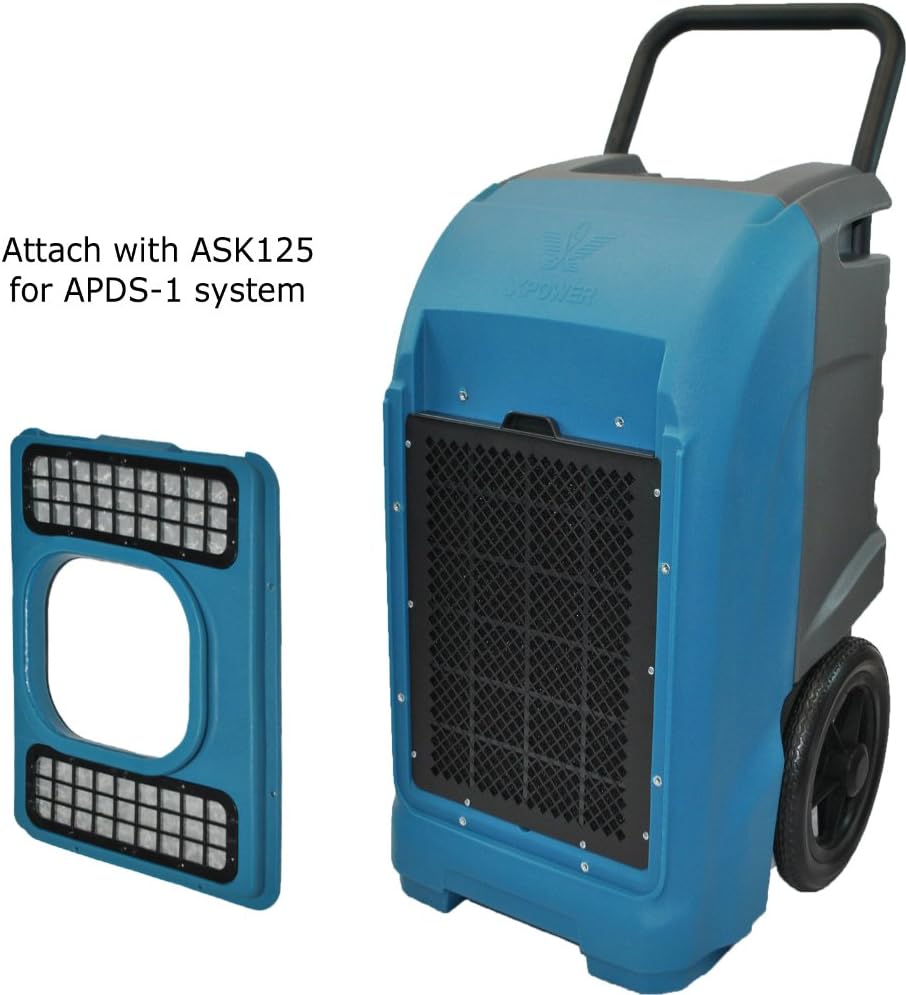 XPower 125 Pint Portable Commercial Dehumidifier, Model# XD-125