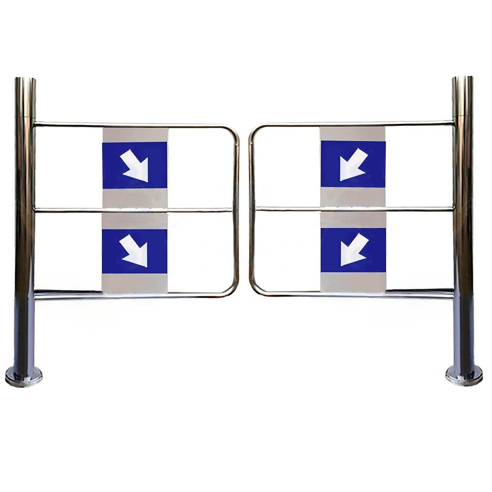Portillon De Sécurité À Ressort, Portillon De Sécurité Pivotant pour Entrée,Porte Unidirectionnelle,Barrière De Sécurité À Fermeture Automatique,Contrôle D'accès Piéton(100cm/39.4in)