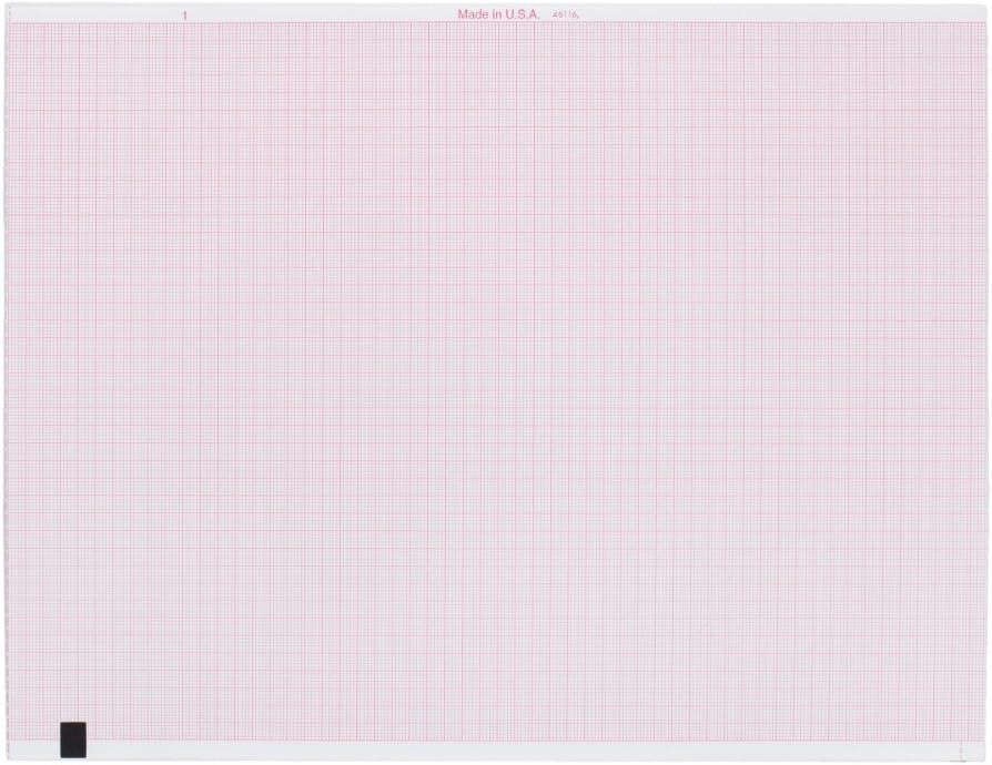 ECG EKG Paper GE - Marquette 226-166-06 Compatible Thermal Recording Sheets 10 Packs per Case