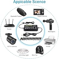 Vista 6 de Fuente de alimentación de 72 W CC ajustable 3 V ~ 24 V Adaptador de conmutación universal de CA/CC de 100 V-240 V Convertidor de CA a CC