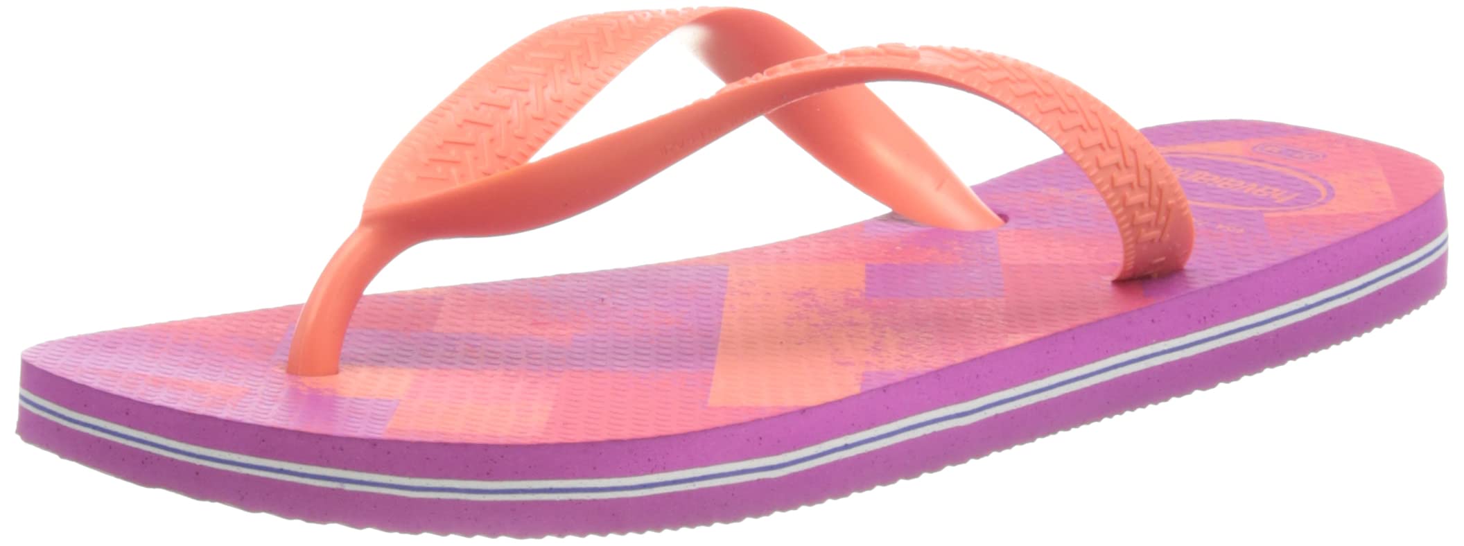 Havaianas Unisex Brasil Fresh Flip-Flop, Rose Gum, 1/2 UK