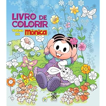 Capa do livro Turma da Mônica Livro para Colorir