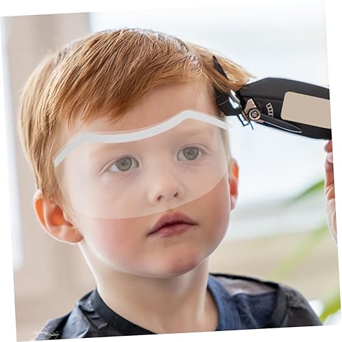 Miniatura 5 de 100pcs Haircut Eye Shields Transparent Shower Visor for Prevent Hair From Falling Into Eyes for Hair Salons and Home Use