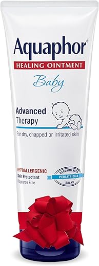 Aquaphor Baby Healing Ointment Advanced Therapy Skin Protectant, Dry Skin and Diaper Rash Ointment, 7 Oz Tube