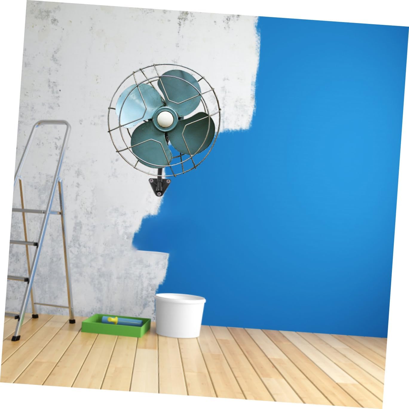 Gadpiparty 1Set Wall Fan Mount Bracket Durable Installation Bracket for Secure Wall Fans Easy Mounting Noise Reducing Design for Home and Industrial Use
