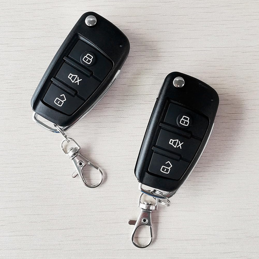 Auto-Sicherheitssystem Diebstahlalarm Schutz Antidiebstahlsystem Fernbedienung Sirene Kabelbaum Programmierbar
