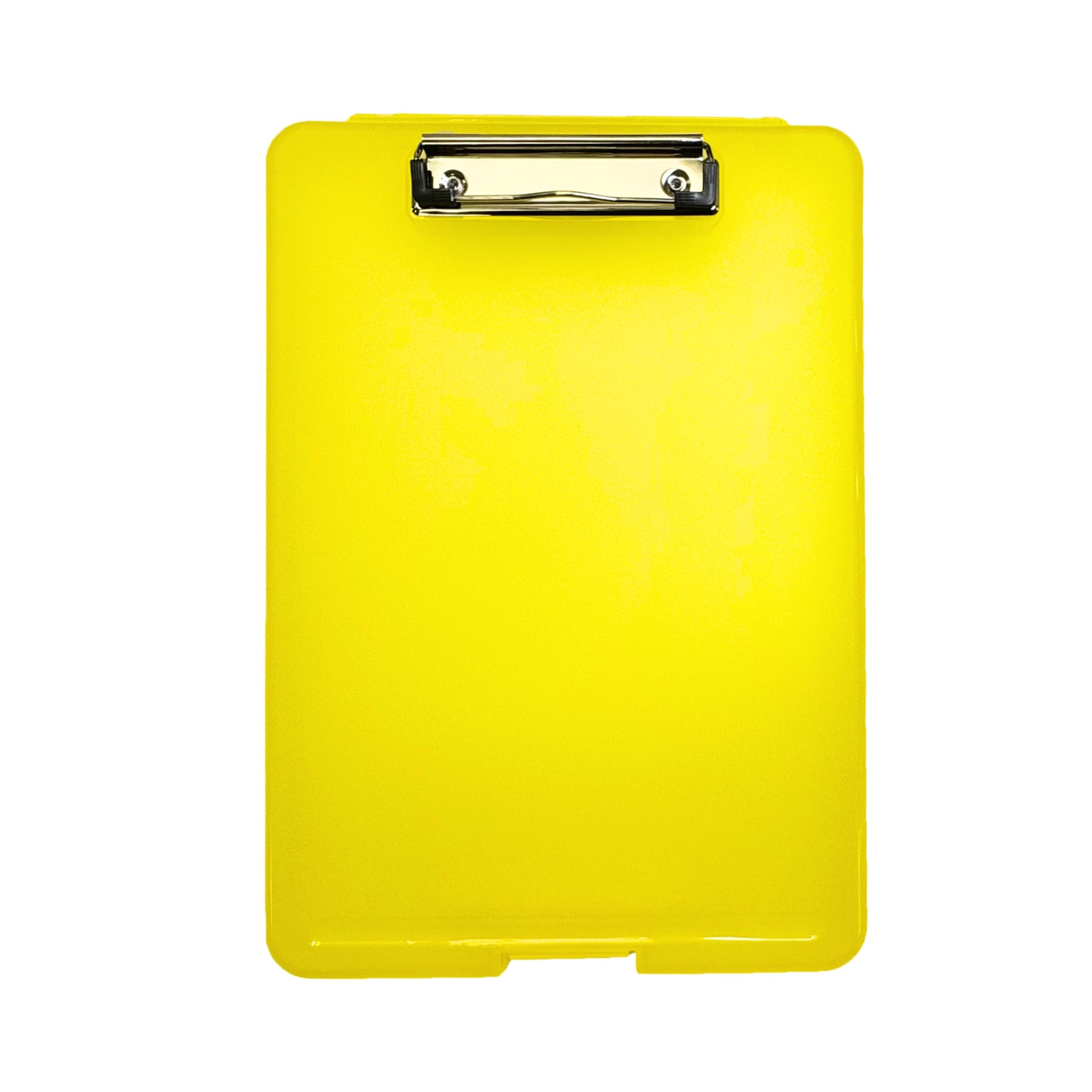 Janrax A4 Yellow Clipboard Box File - Storage Filing Case