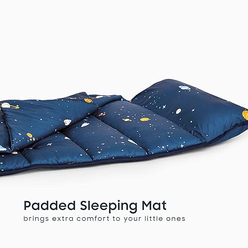 Miniatura 5 de Wake In Cloud - Tapete para siesta para niños pequeños con almohada y manta, tela 100% algodón, para niños y niñas en guardería, jardín de infantes,