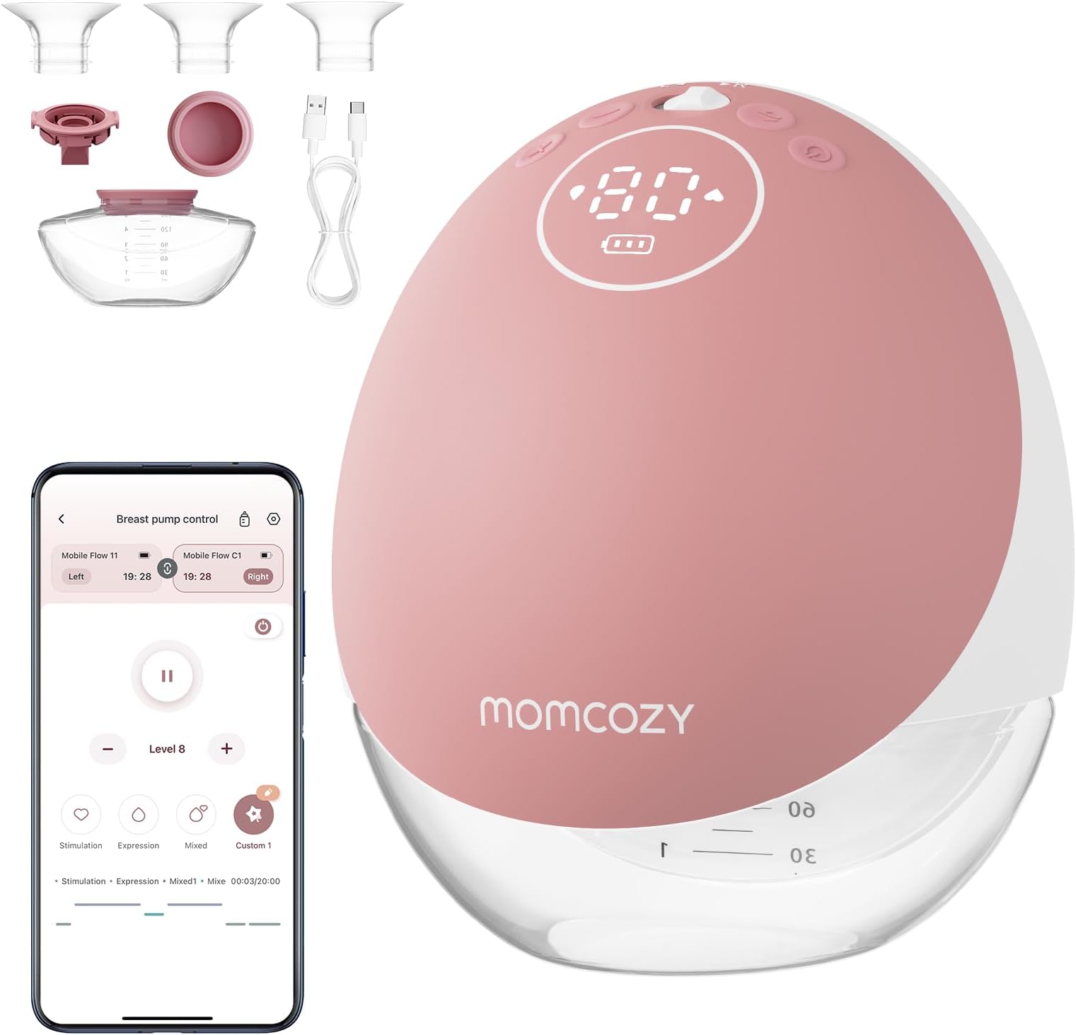 Momcozy Wearable Pump BP223-19