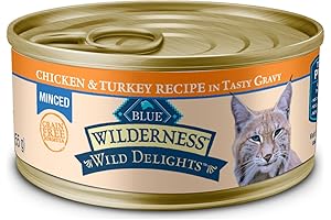 Blue Buffalo Wilderness Wild Delights Minced Natural Canned Cat Food