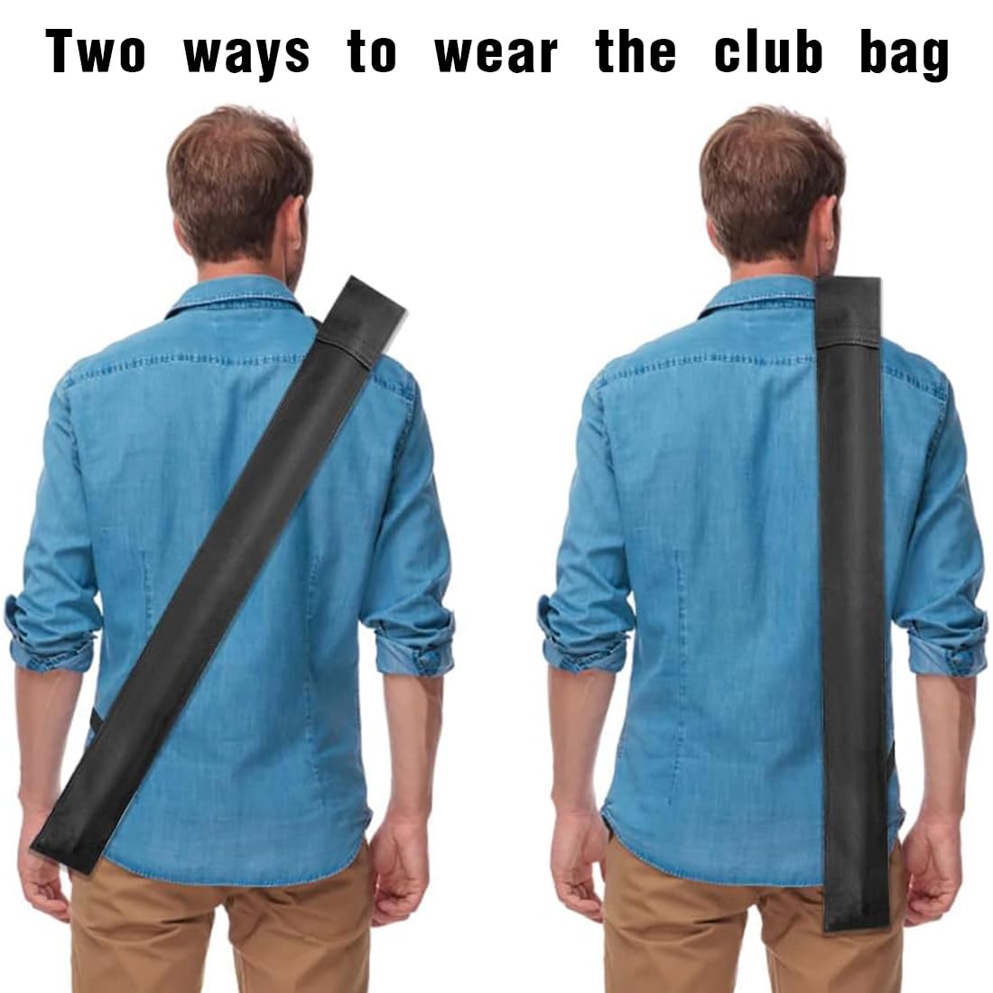 Bolsa para Taco de Billar 1/2 Snooker, Estuche Portátil de Almacenamiento con Bolsa para Accesorios