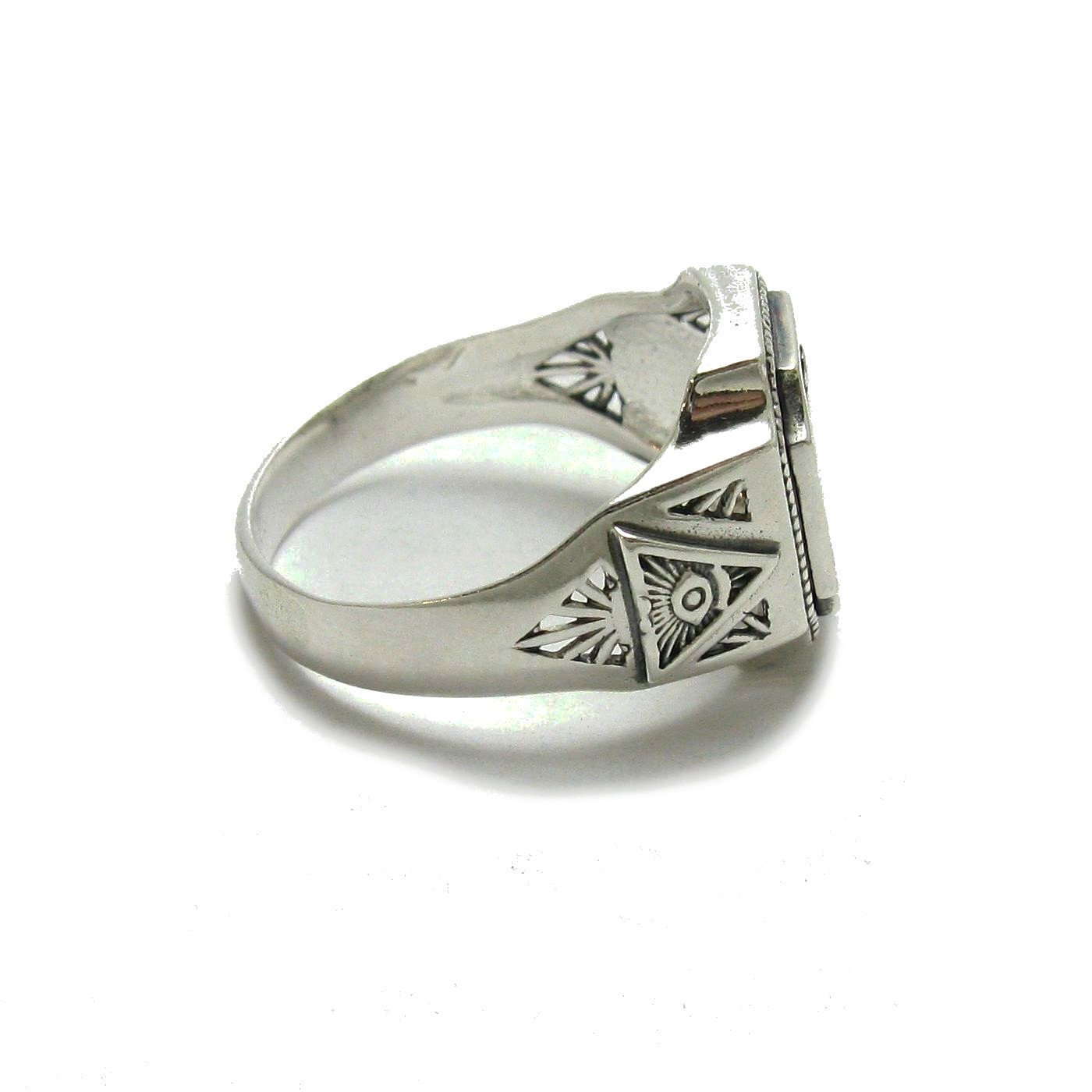 Anello massonico da uomo in argento 925 R001781
