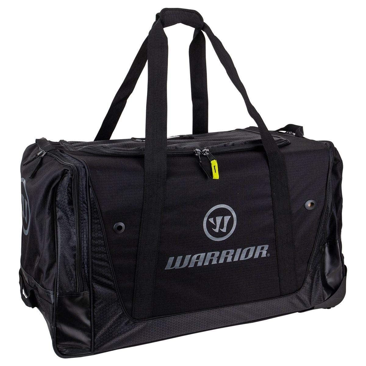 WARRIOR Q20 Wheel Hockey Bag, Black/Grey (Medium (32
