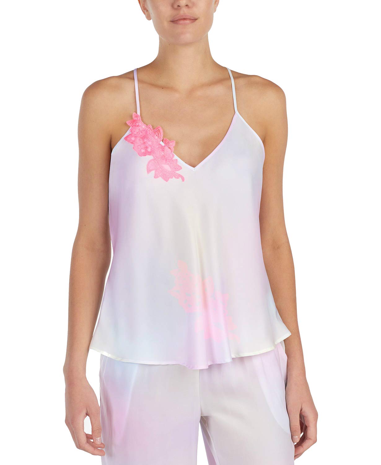 Haut de pyjama brod floral taille L fini les vêtements de nuit inconfortables