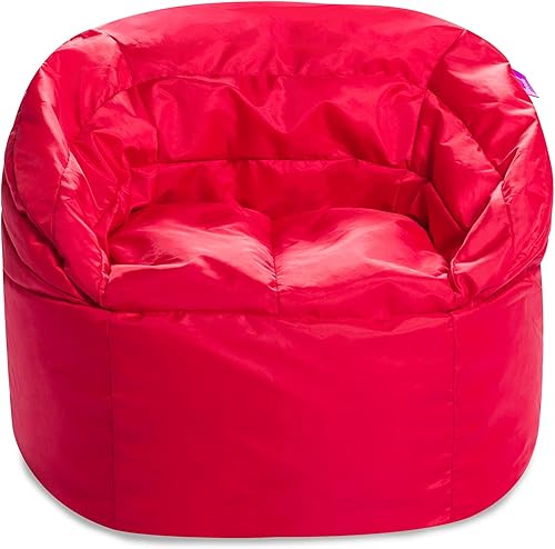 Miniatura 74 de Posh Creations Puf estructurado cómodo para jugar, leer y ver la televisión, Malibu Lounge, tela de lona para colorear, criaturas Criaturas de tela