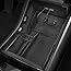 BMZX Car Flocked Center Console Organizer Tray for Tesla Model 3 2017 2018 2019 2020 Interior Accessories Storage Armrest Box