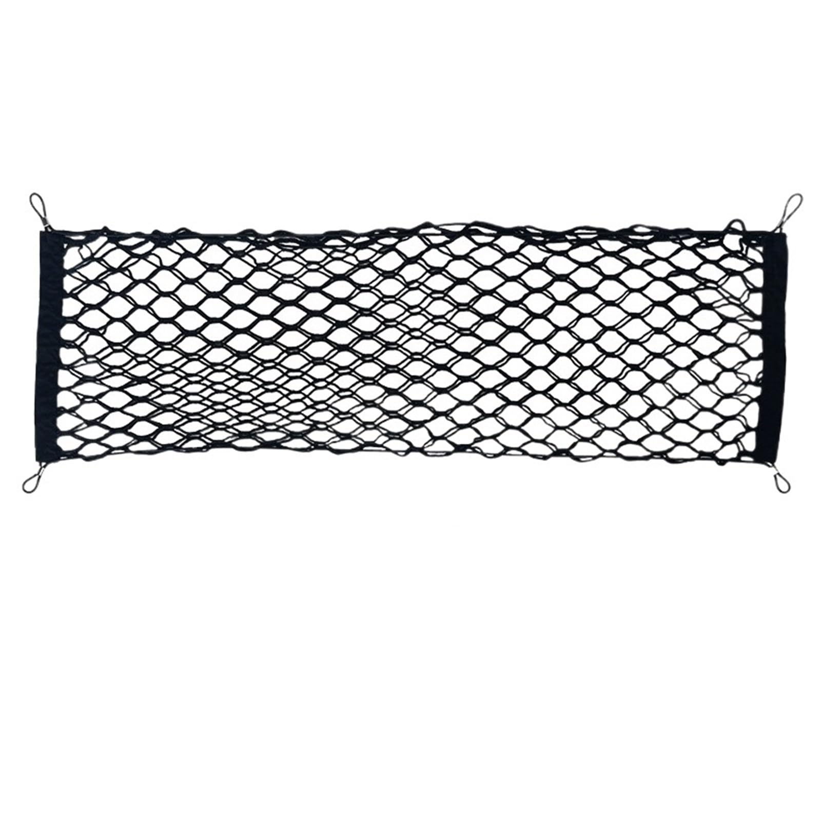 2 Pezzi di Rete for Bagagliaio Posteriore for Auto, in Nylon Elastico, for riporre Il carico, portabagagli a Doppio Strato, Accessori universali for per Auto Camper | 110 x 40cm
