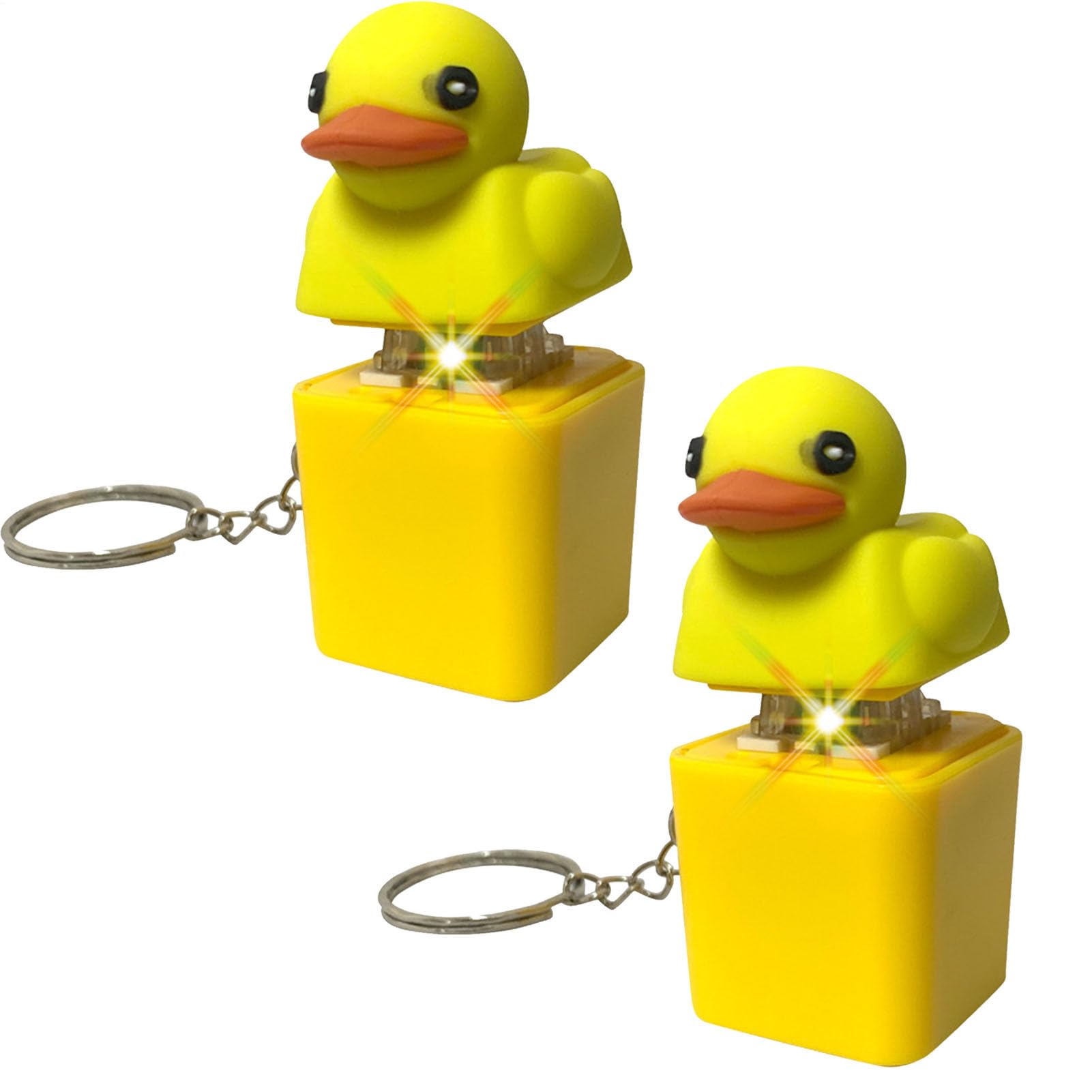 Amazon | 2個 アヒルの鳴き声のフィジェットトイ、ダックキーボード