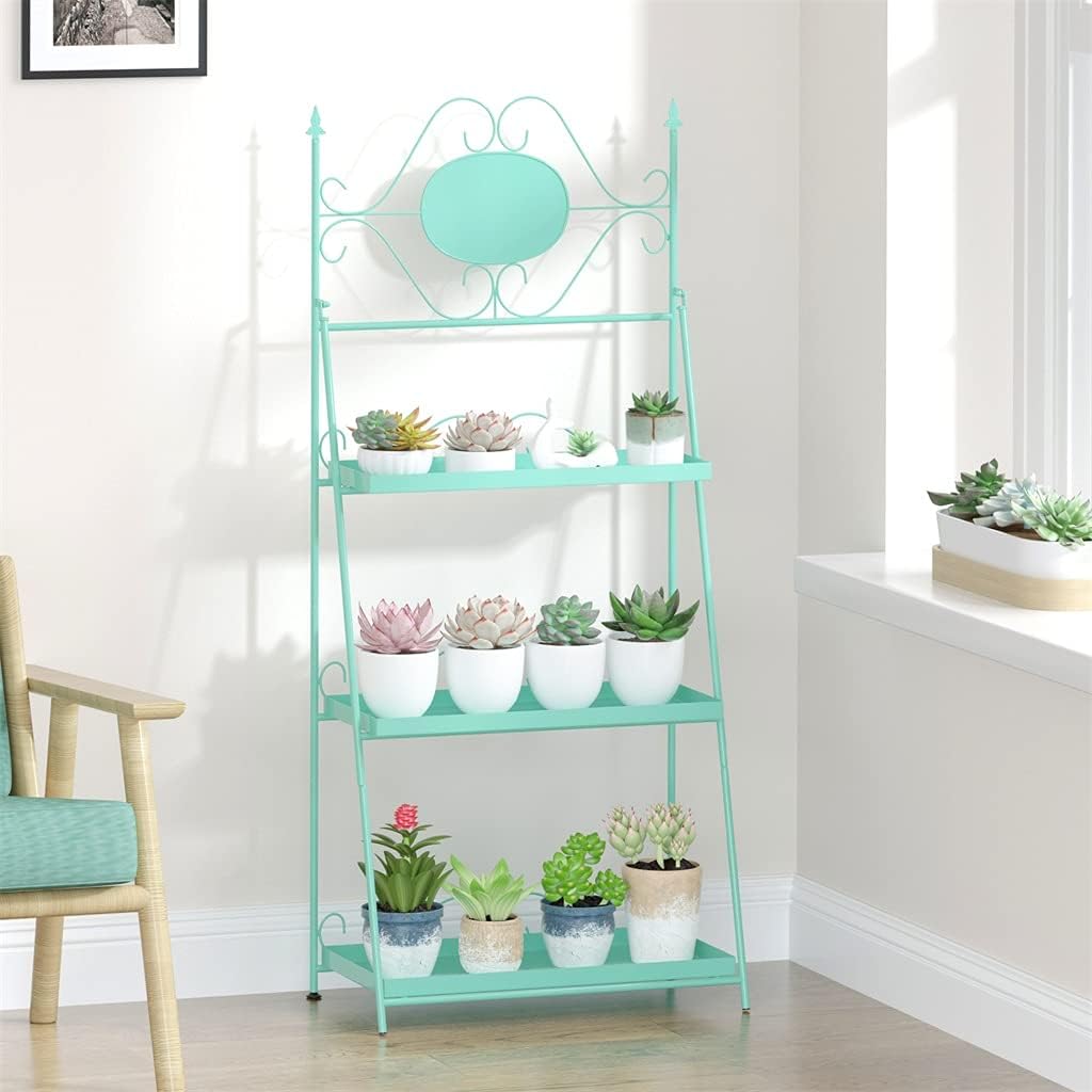 3 Tier Metal Plant Stand, Plant Display Rack, Holder For Indoor Outdoor