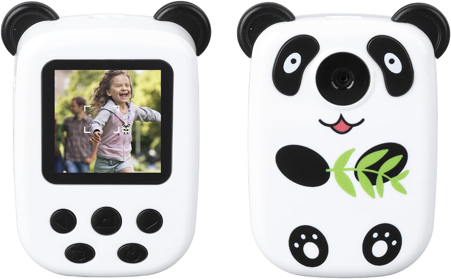 Cute Kids Camera,1.4 Inch Screen Panda Shape 12MP 1080P Video Children Digital Video Camcorder Camera with MP3 Function, Chritmas Birthday Festival Gift