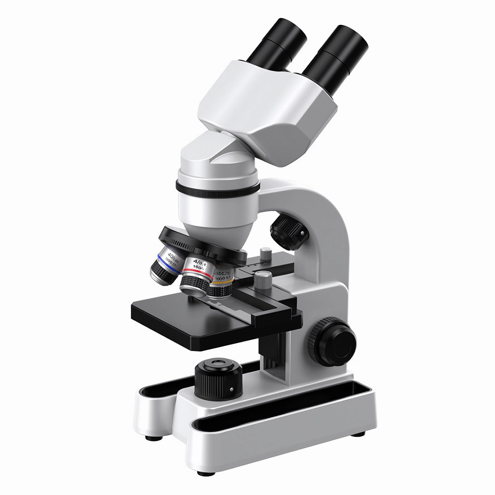 Microscope-Biological Educational Microscope for Students,with Phone Clip,Biological Specimen and Fill Light (2)