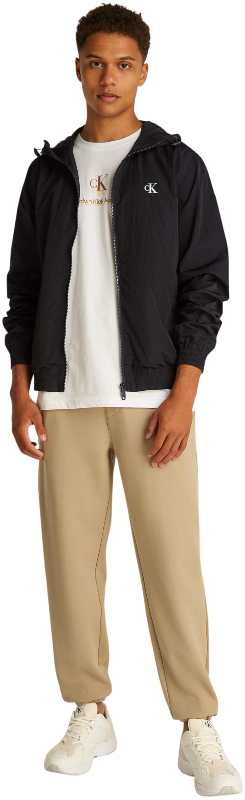 Calvin Klein Kurtka wiatrówka Mężczyźni Nylon Hooded Windbreaker J30j327254