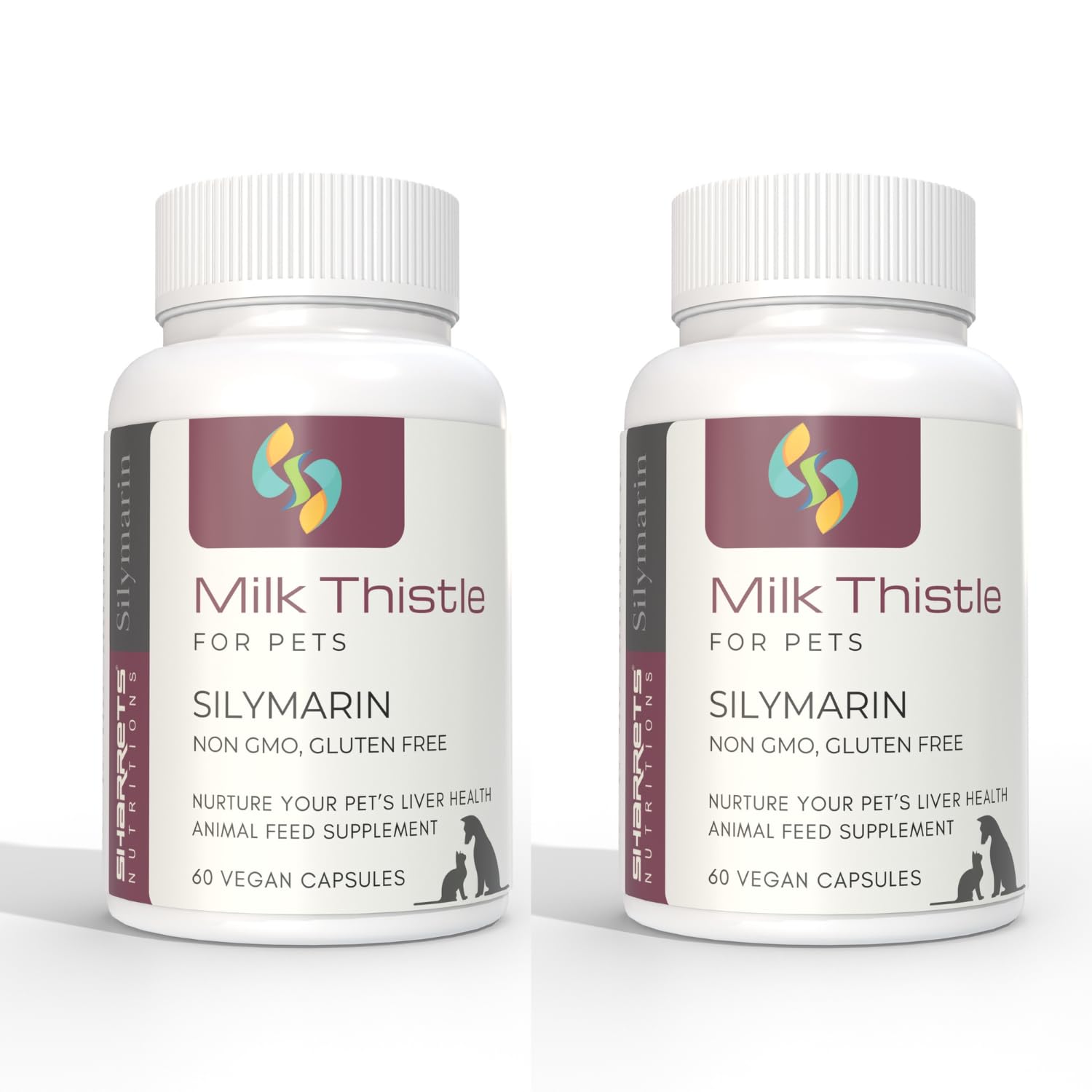 Sharrets Silymarin Milk Thistle Liver Support Supplement for Dogs/Pets, 2X 60 Vegan Capsules. (B099384VX2) Amazon Price History, Amazon Price Tracker