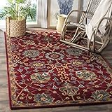 Safavieh Heritage Collection HG655A Handmade Traditional Oriental Premium Wool Area Rug, 4' x 6',...