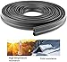 Storystore Automotive Door Weather Stripping 13Ft Car Door Rubber Edge Trim Seal Strip Gasket with Top Car Door Seal Strip for Bus Camper Boat RV Truck Doors Home Applications