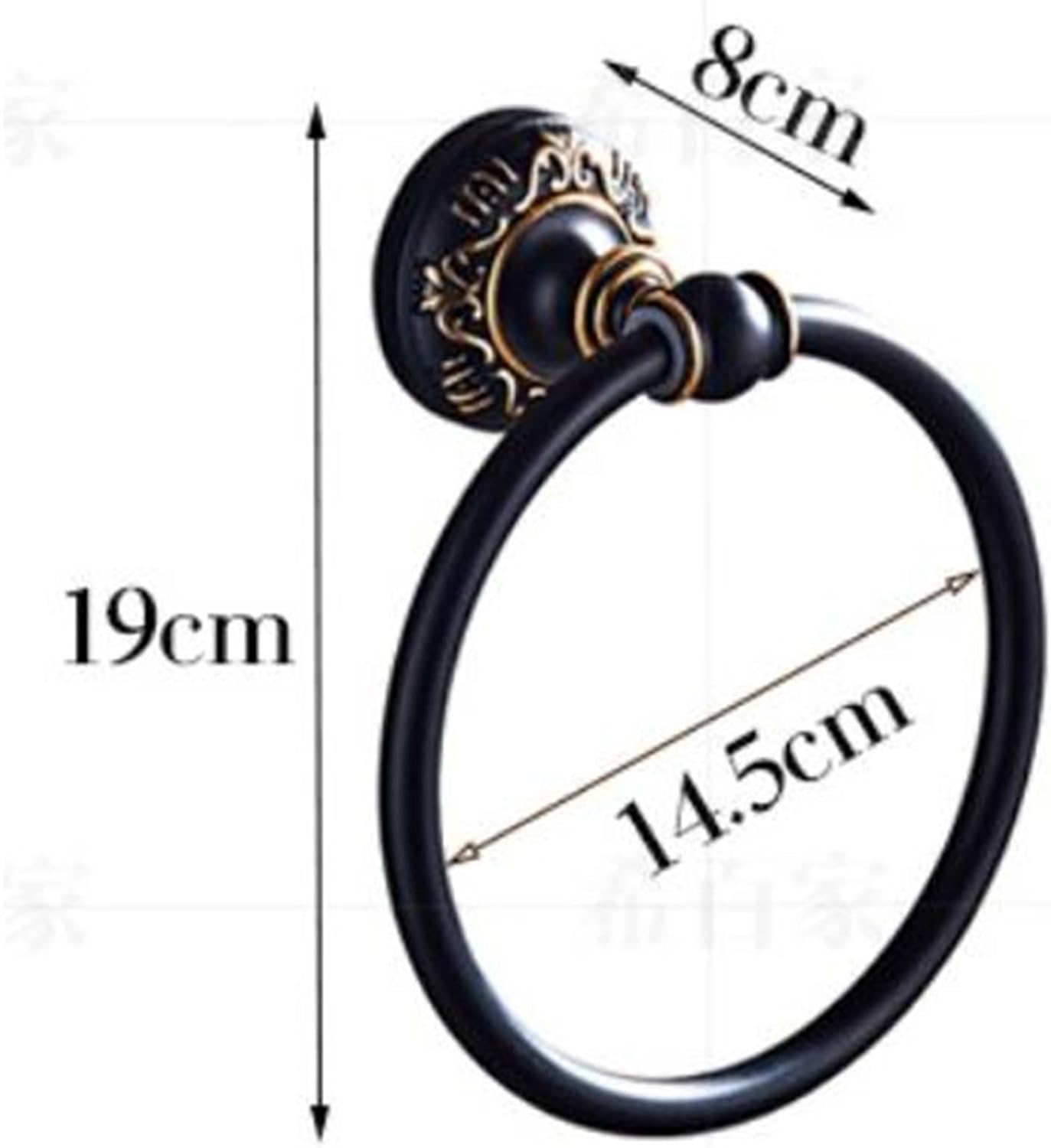 Towel Ring Towel Ring Round Rack Bathroom Hanging for Bath, Kitchen, Hotel