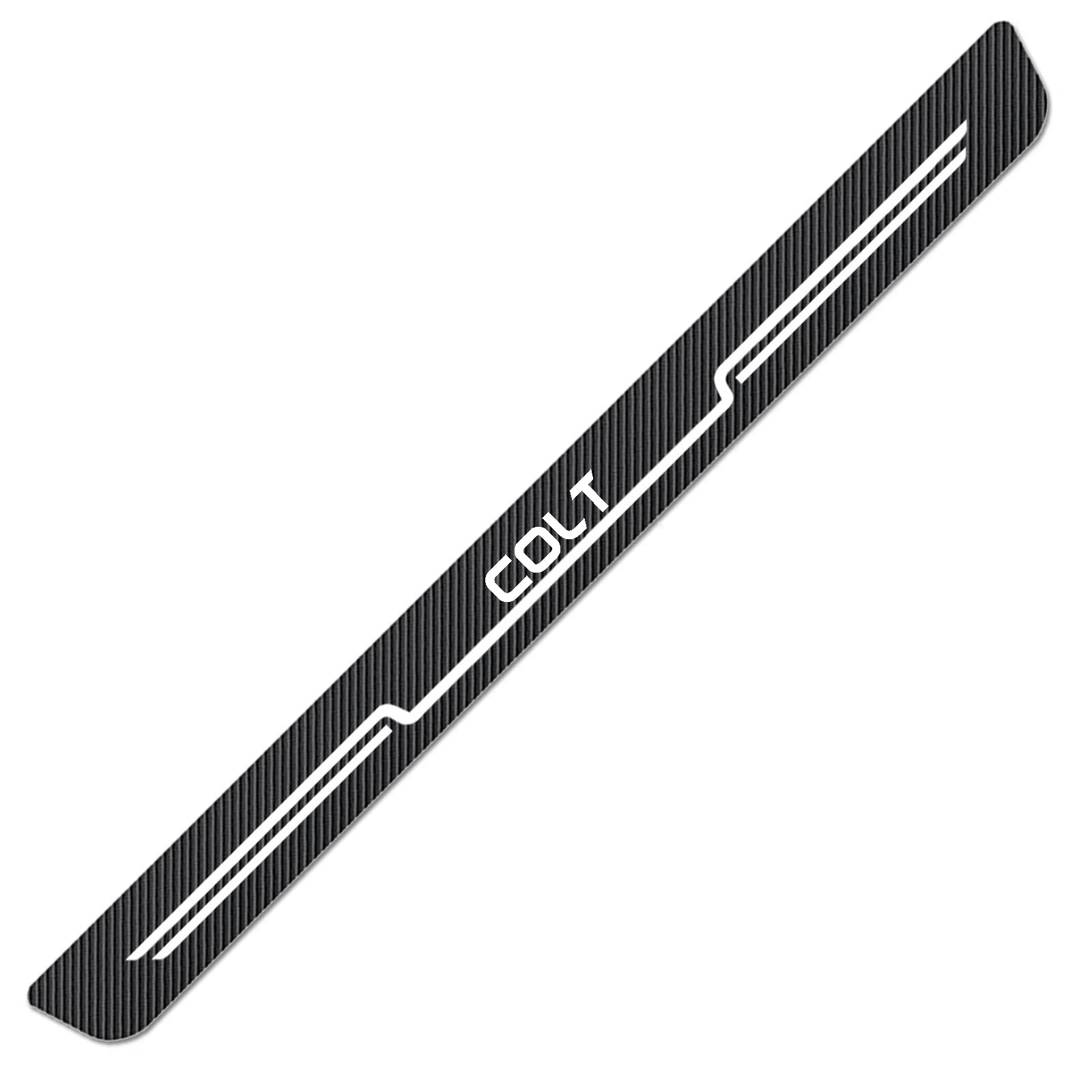 WXH97F Car Carbon Fiber Rear Bumper Protector Strip for Mitsubishi Colt
