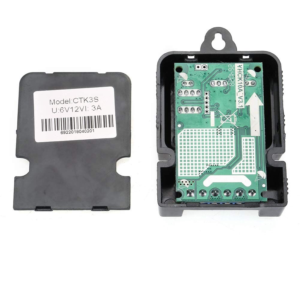 BuyWeek Kontroler solarny PWM 6V/12 V 3A Solar Charge Controller Inteligentny regulator ładowania paneli słonecznych ze wskaźnikiem LED, do akumulatorów