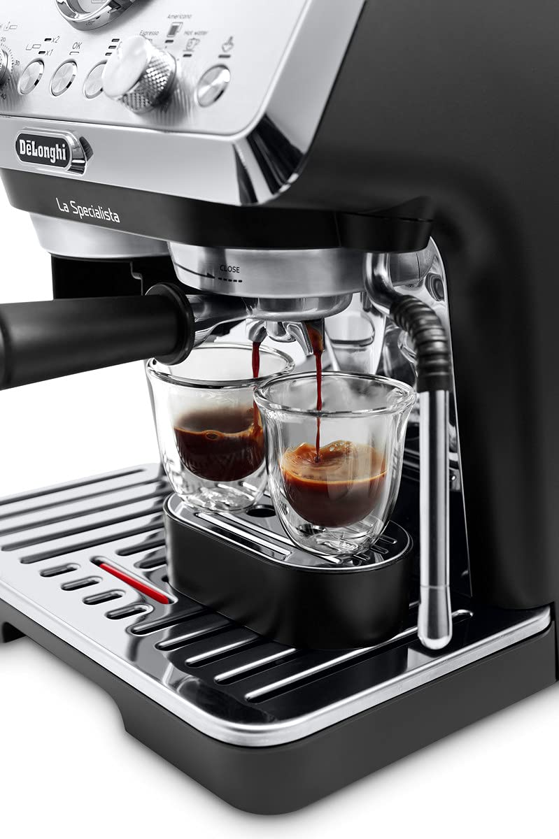 De'Longhi La Specialista Arte EC 9155.MB Espresso Siebträgermaschine Milchkännchen DLSC060, 350 ml, Edelstahl