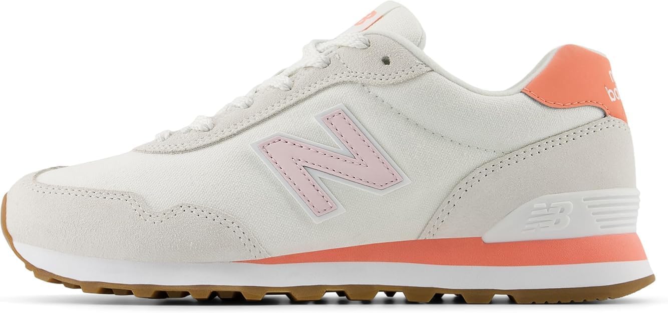 New Balance Women's 515, Reflection/Rose Sugar/Sunfade Red/White, 9 Wide - Image 2
