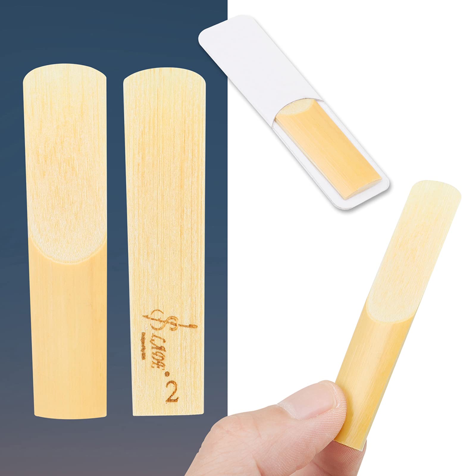 Amazon.co.jp: 10 個 2/2.5/3 サックスリード交換用クラリネットリード