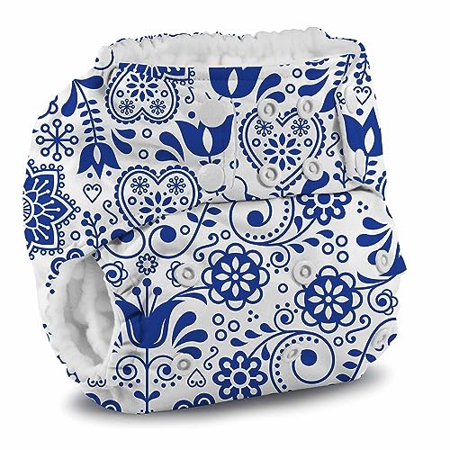 Kanga Care Rumparooz Cloth Diaper Reusable One Size Pocket Diaper with Patented Inner Double Gusset 2 pcs Microfiber Insert Soaker (6-40+ lbs) - Elskede