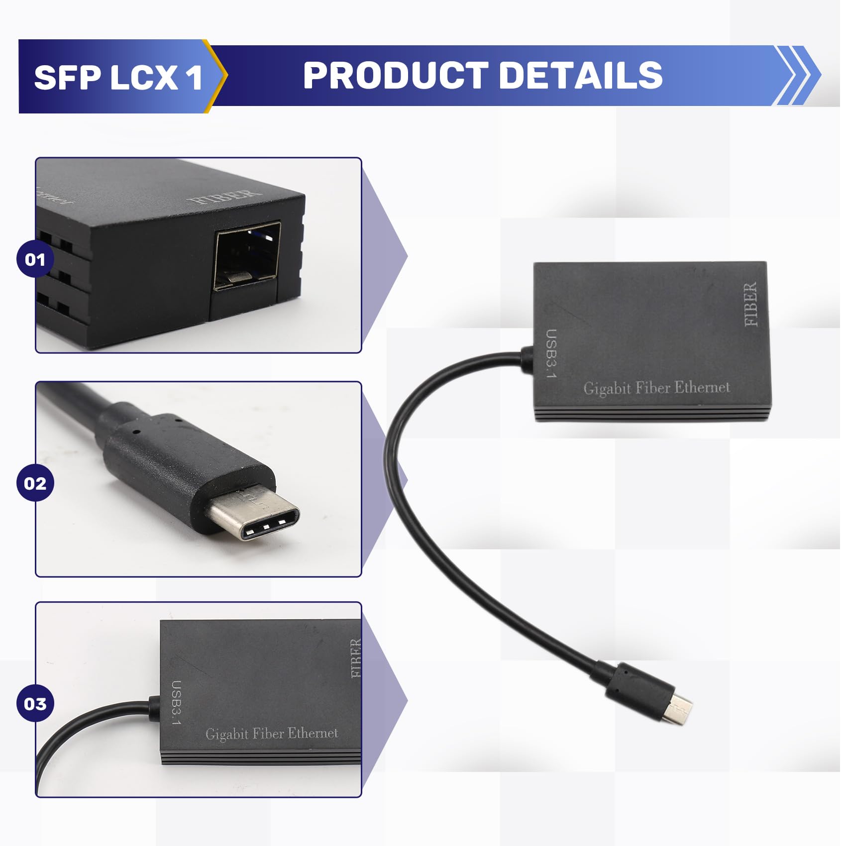 Adaptador de red USB-C a Gigabit Ethernet RTL8153 VLAN hoy