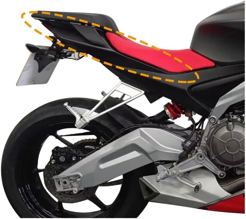 Rear Seat Tail Cover 1 Pair Left & Right Rear Passenger Seat Cowl Side Panel Fairing Cover for RS660 RS 660 2020 2021 2022 2023