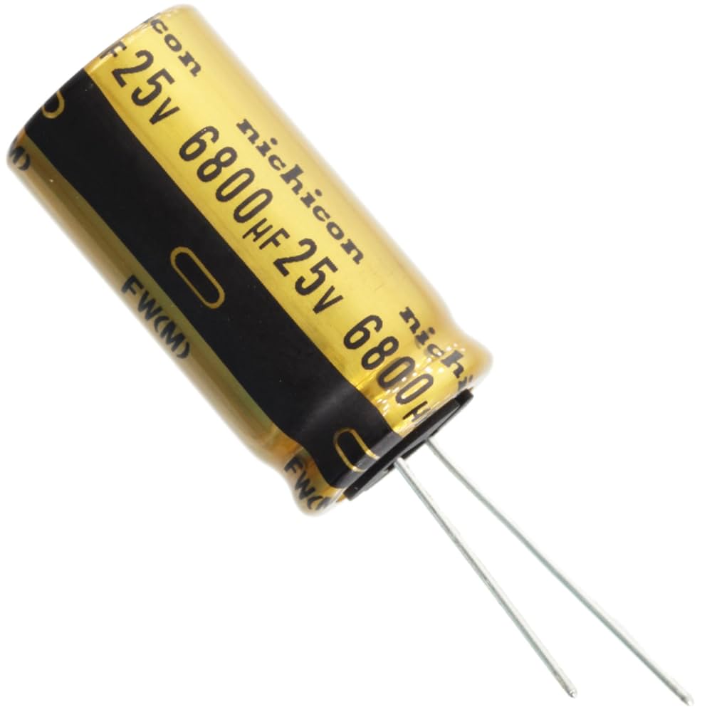 NICHICON UFW1E682MHD 20%, 25V, 6800UF, Capacitor Alum Elect