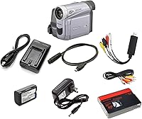 Vista 1 de Panasonic Corp Panasonic miniDV - Paquete de videocámara con adaptador USB para transferencia de cinta a digital