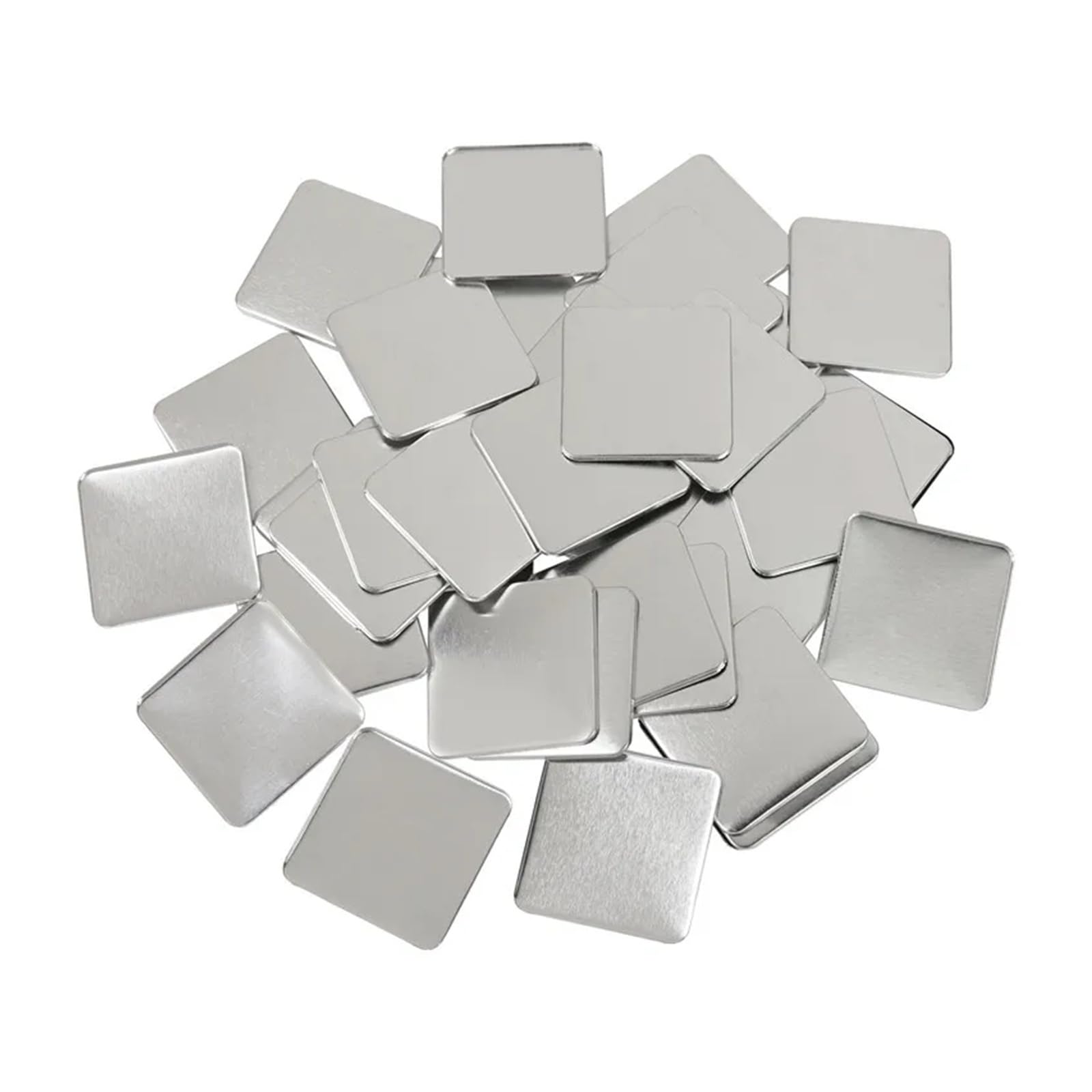 Materiały do ​​produkcji kwadratowych znaczków 50 mm, 100 szt., części guzików DIY, materiały eksploatacyjne maszyny produkcji Wszechstronność dla rzemiosła