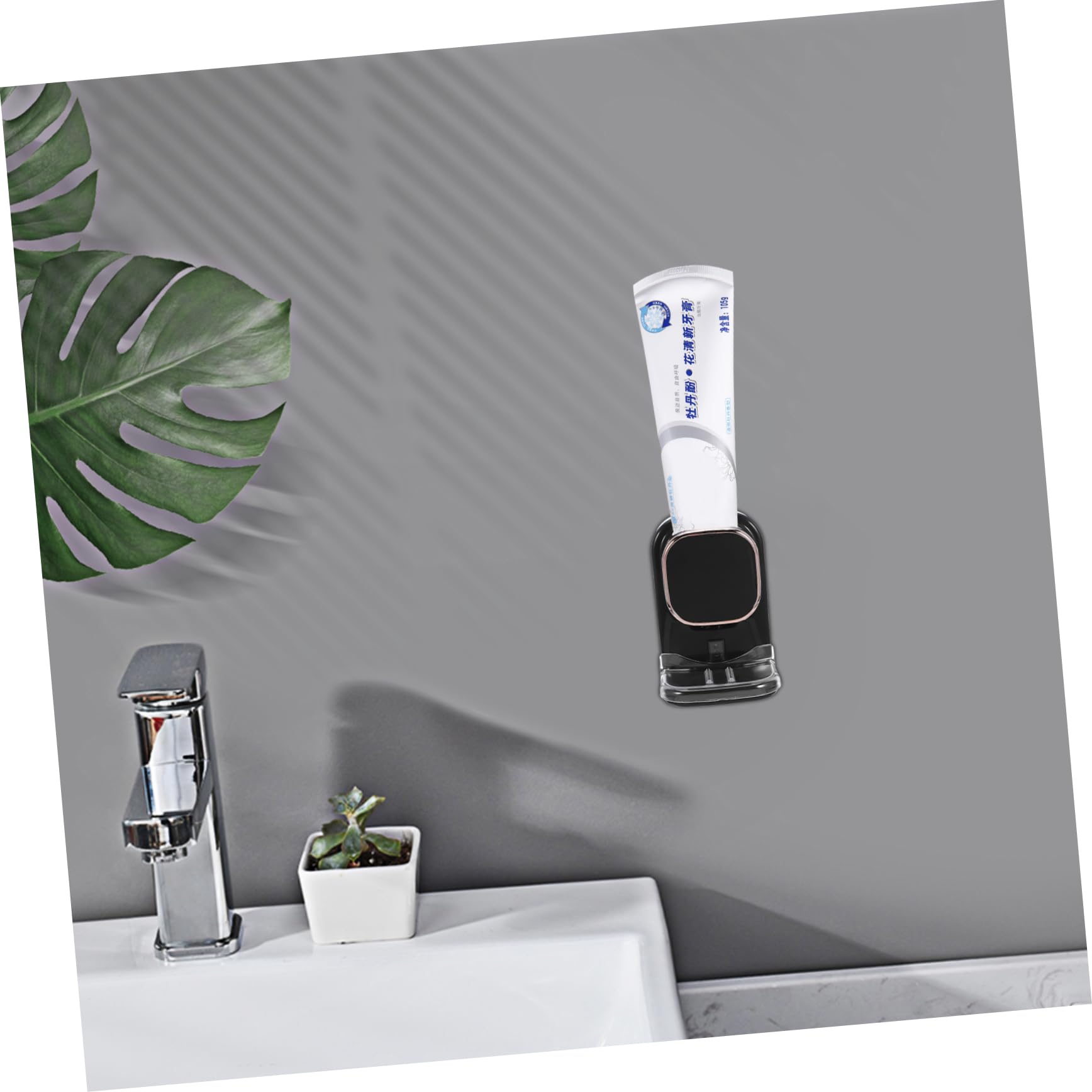 VALICLUD Dispenser Automatico Di Dentifricio Sensore, Spremi-dentifricio Da Parete Compatto, Strumento Elettrico Per Bagno Semplice e Preciso, Erogazione Uniforme Per Uso Domestico